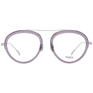 Tod's Purple Metal & Leather Glasses (Frames)