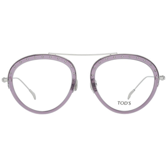 Tod's Purple Metal & Leather Glasses (Frames)