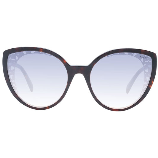 Emilio Pucci Brown Plastic Sunglasses
