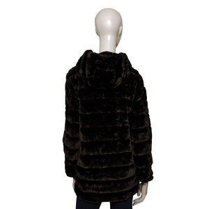 Baldinini Trend Black Polyester Women Coat