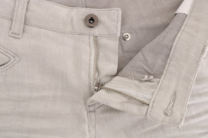 Costume National White Cotton Stretch Slim Jeans