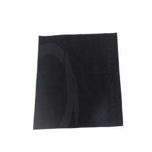 Trussardi Beachwear Black Cotton Beach Towel