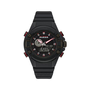 Guess Black Resin Sport Watch