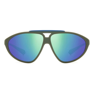 Polaroid Green Rubber Sunglasses