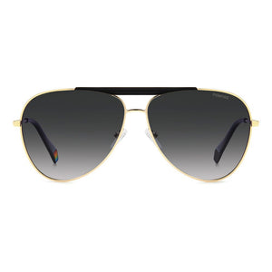 Polaroid Black Metal Sunglasses