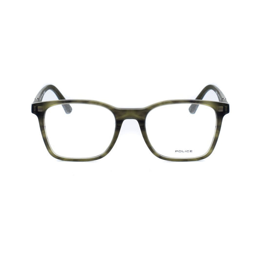 Police Green Plastic Glasses (Frames)