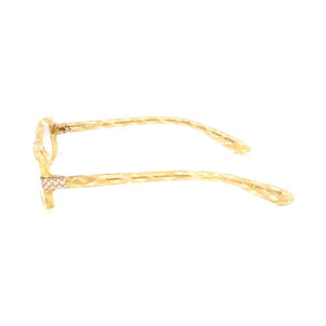 Bottega Veneta Yellow Acetate Glasses (Frames)