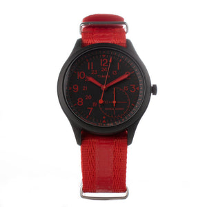 Timex Red Nylon Sport Watch