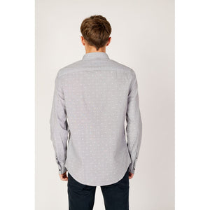Armani Exchange Black Cotton Pattern Shirt