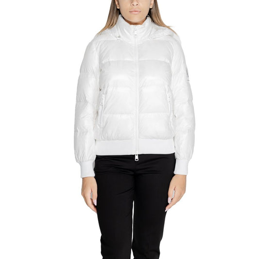 Armani Exchange White Polyamide Coat