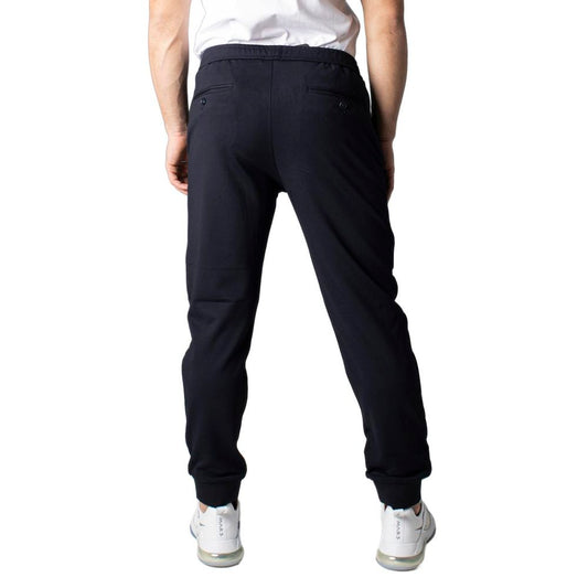 Armani Exchange Blue Viscose Skinny Pants
