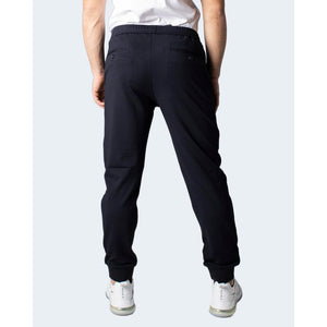 Armani Exchange Blue Viscose Skinny Pants