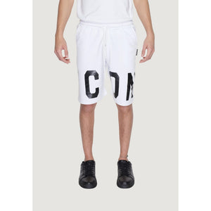 Icon White Cotton Bermuda Shorts