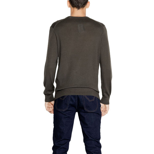 Armani Exchange Green Wool Sweatshirt