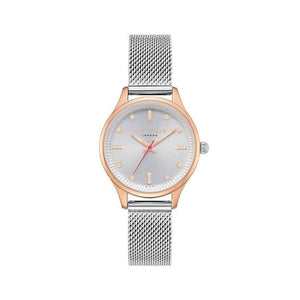Ted Baker Silver Stainless Steel Dress Watch