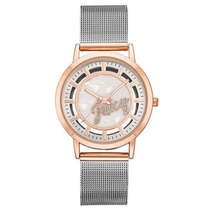 Juicy Couture Silver Stainless Steel Dress Watch