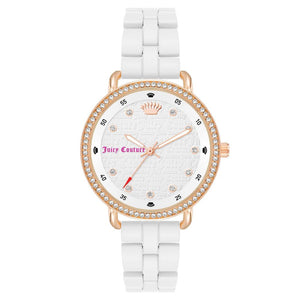Juicy Couture White Metal Dress Watch