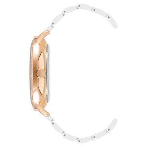 Juicy Couture White Metal Dress Watch