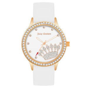 Juicy Couture White Synthetic Dress Watch
