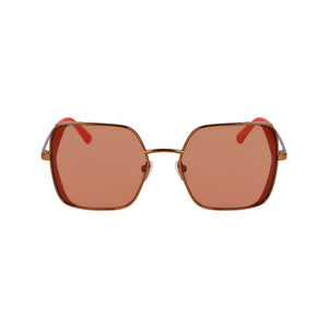 Karl Lagerfeld Orange Metal Sunglasses