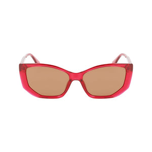 Karl Lagerfeld Red Injected Sunglasses