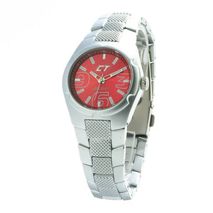 Chronotech Silver Stainless Steel Dress Watch