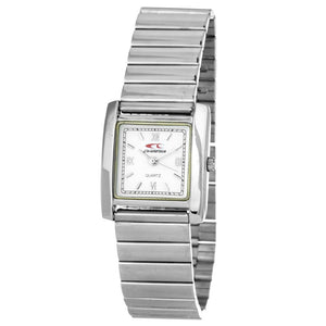 Chronotech Silver Stainless Steel Dress Watch