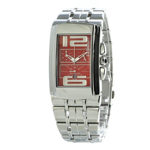 Chronotech Silver Stainless Steel Dress Watch