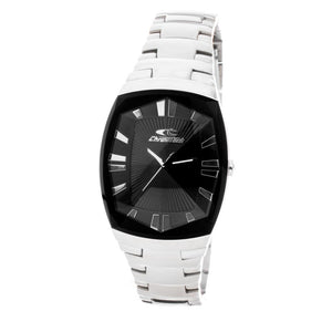 Chronotech Silver Stainless Steel Dress Watch