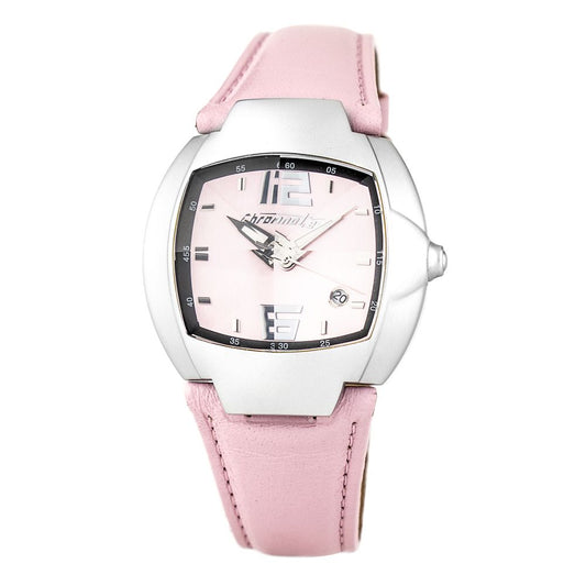 Chronotech Multicolor Leather Dress Watch