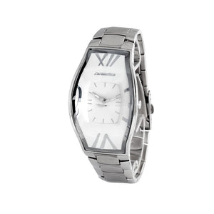 Chronotech Silver Stainless Steel Dress Watch