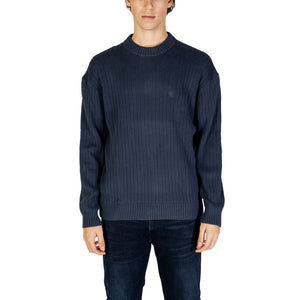 Calvin Klein Jeans Blue Cotton Sweatshirt