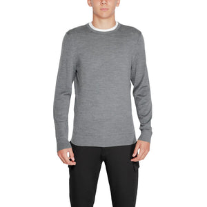 Calvin Klein Gray Recycled Wool Sweatshirt