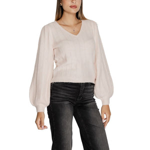 Guess Pink Polyester Sweatshirt