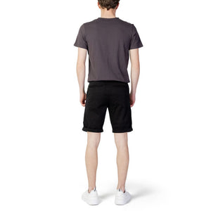Jack Jones Black Cotton Shorts