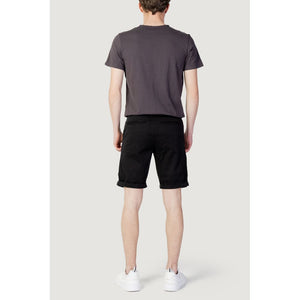 Jack Jones Black Cotton Shorts