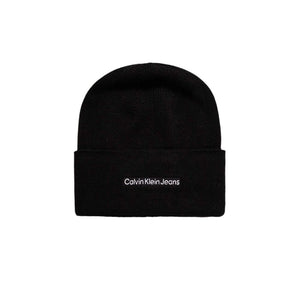 Calvin Klein Jeans Black Cotton Cap (Baseball Hat)