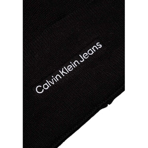 Calvin Klein Jeans Black Cotton Cap (Baseball Hat)