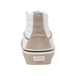 Vans Beige Leather High Top Sneakers