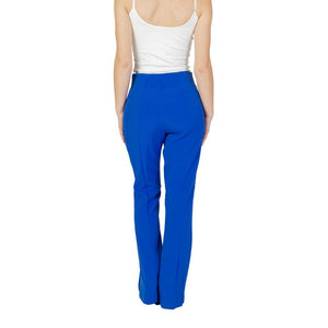 Only Blue Recycled Polyester Flared Pants