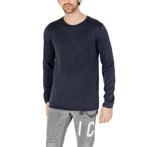 Jack Jones Blue Cotton Sweatshirt