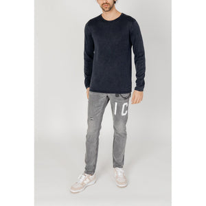 Jack Jones Blue Cotton Sweatshirt