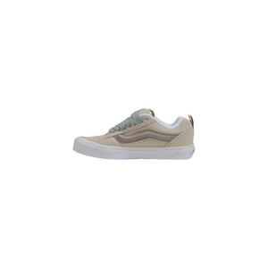 Vans Beige Leather Low Top Sneakers