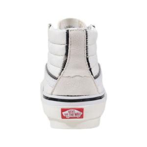 Vans Beige Leather High Top Sneakers