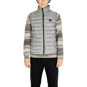 Gianni Lupo Gray Polyamide Sleveless Jacket