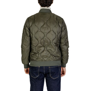 Gianni Lupo Green Polyamide Bomber