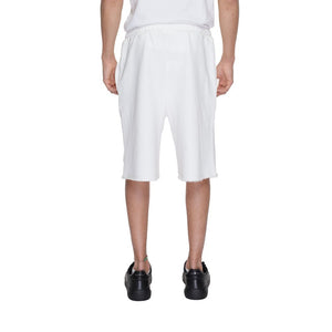 Underclub White Cotton Bermuda Shorts