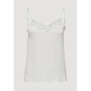 Jacqueline De Yong White Polyester Tank Tops