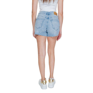 Vero Moda Light Blue Cotton Shorts