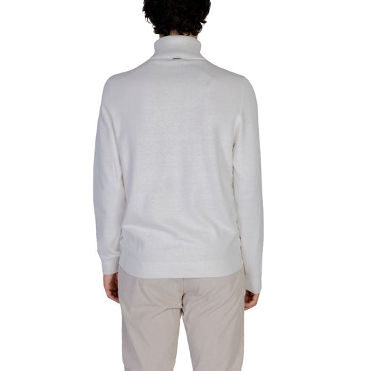 Antony Morato White Cotton Turtleneck
